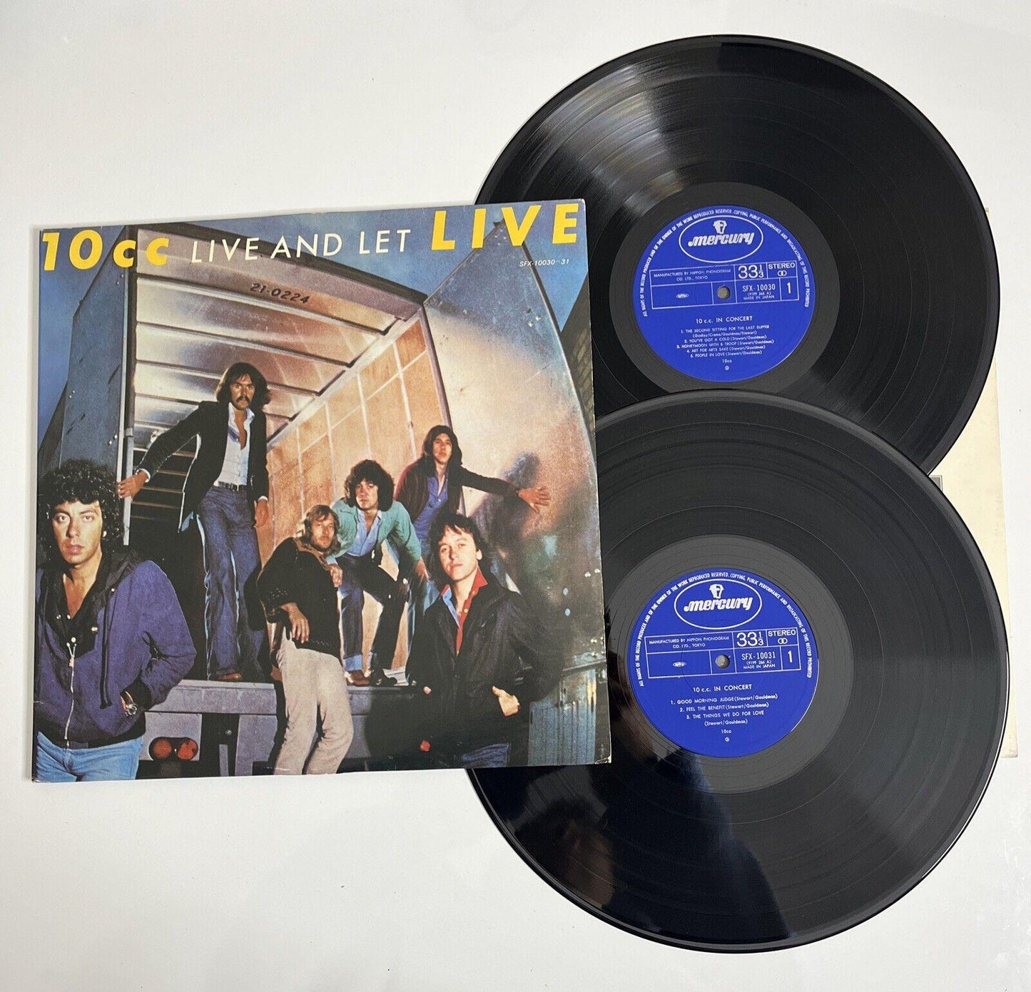 10cc – Live And Let Live 2x LP 1977 Vinyl Record Gatefold SFX-10030-31