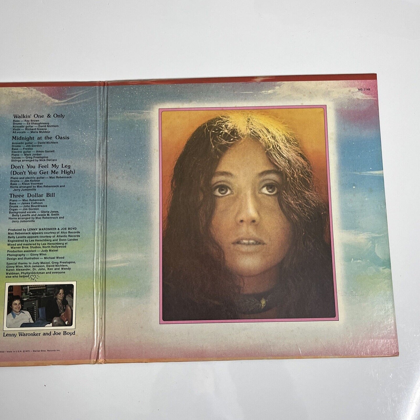 Maria Muldaur LP 1973 Vinyl Record Gatefold MS 2148