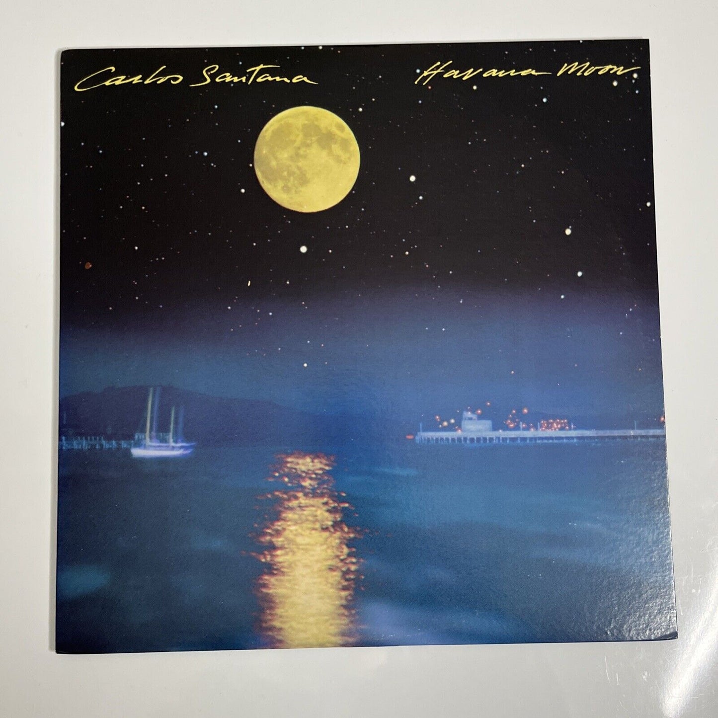 Carlos Santana – Havana Moon LP 1983 Vinyl Record 25AP 2600