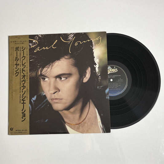 Paul Young – The Secret Of Association LP 1985 Vinyl Record with Obi 28-3P-600