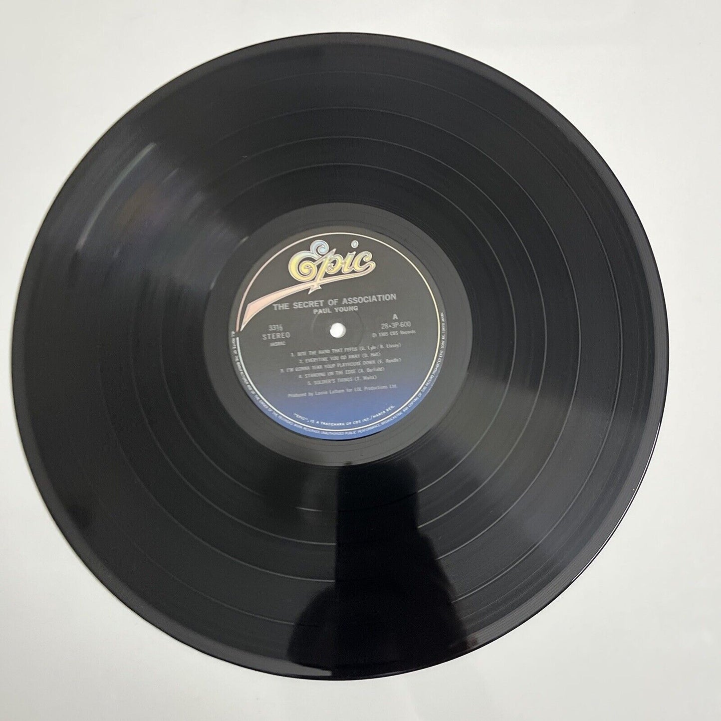 Paul Young – The Secret Of Association LP 1985 Vinyl Record with Obi 28-3P-600