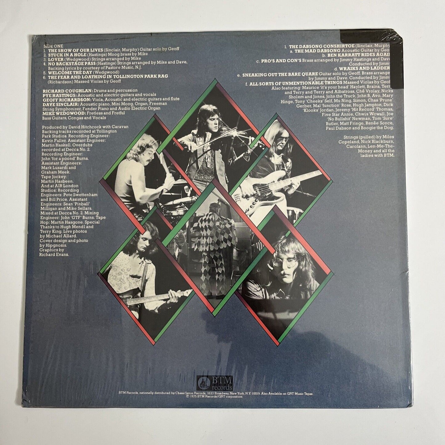 Caravan – Cunning Stunts LP 1975 Vinyl Record BTM 5000