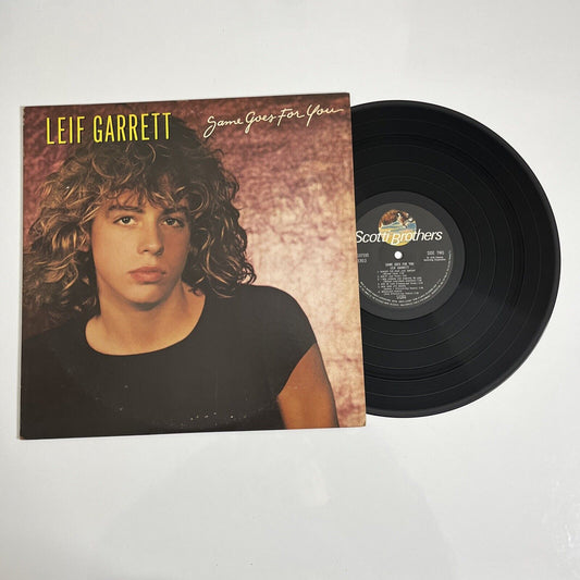 Leif Garrett – Same Goes For You LP 1979 Vinyl Record P-10759S