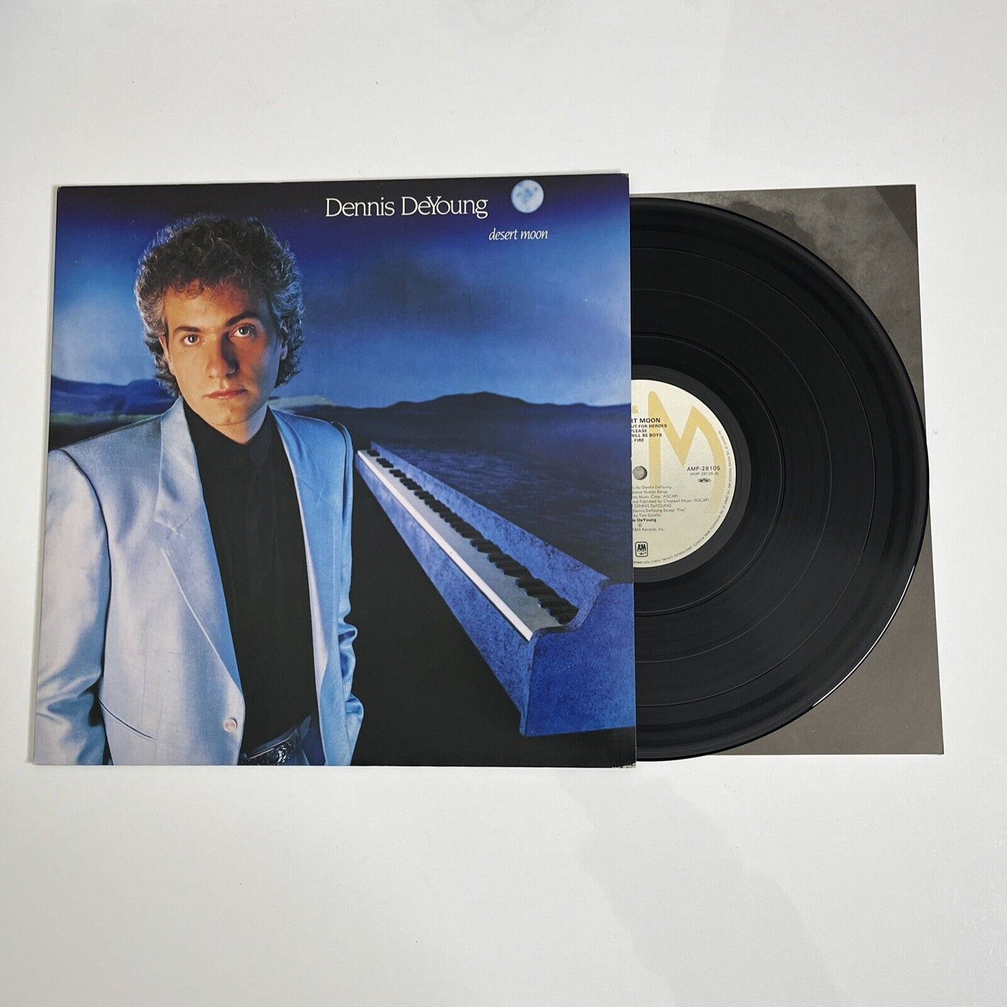 Dennis DeYoung - Desert Moon LP 1984 Vinyl Record AMP-28105