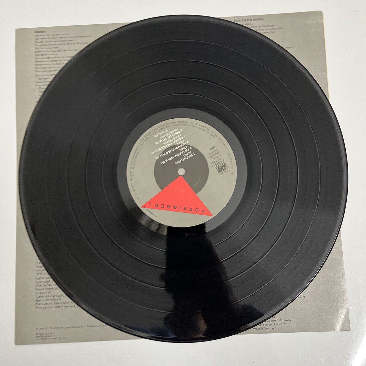 Foreigner – 4 LP 1981 Vinyl Record P-10981A