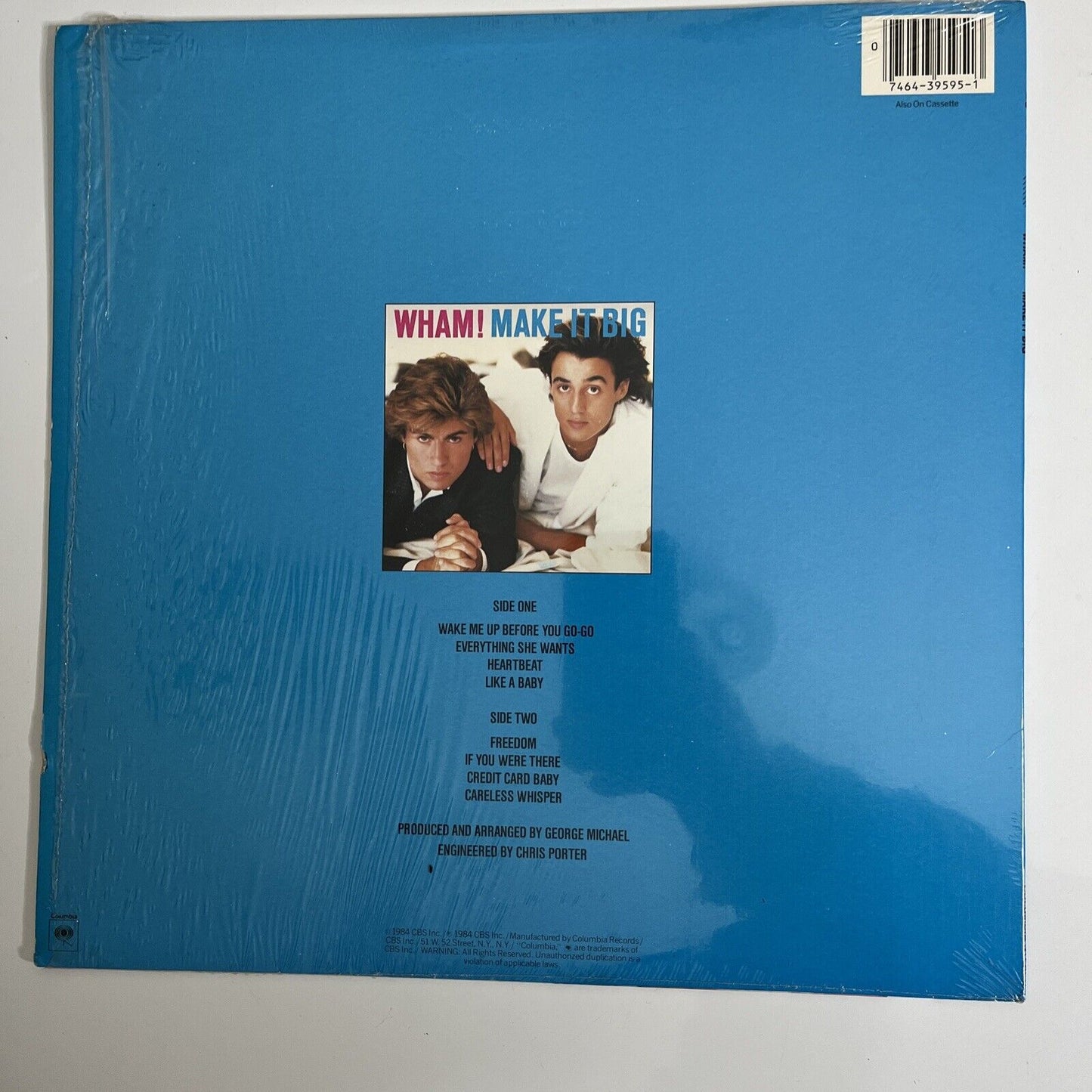 Wham! – Make It Big  LP 1984 Vinyl Record George Michael FC 39595