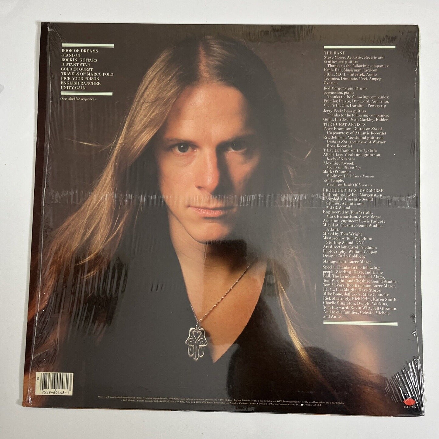 Steve Morse Band – Stand Up LP 1985 Vinyl Record 60448-1