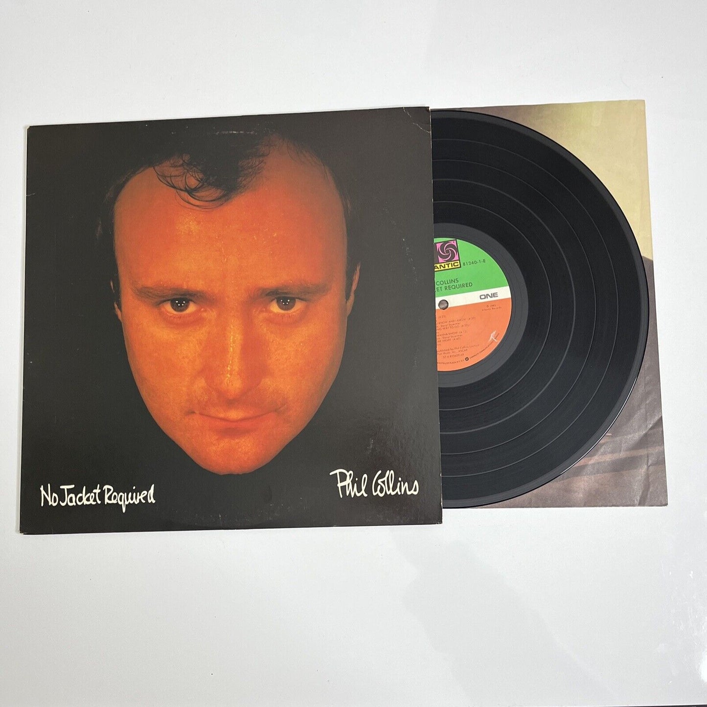 Phil Collins - No Jacket Required LP 1985 Vinyl Record 81240-1-E