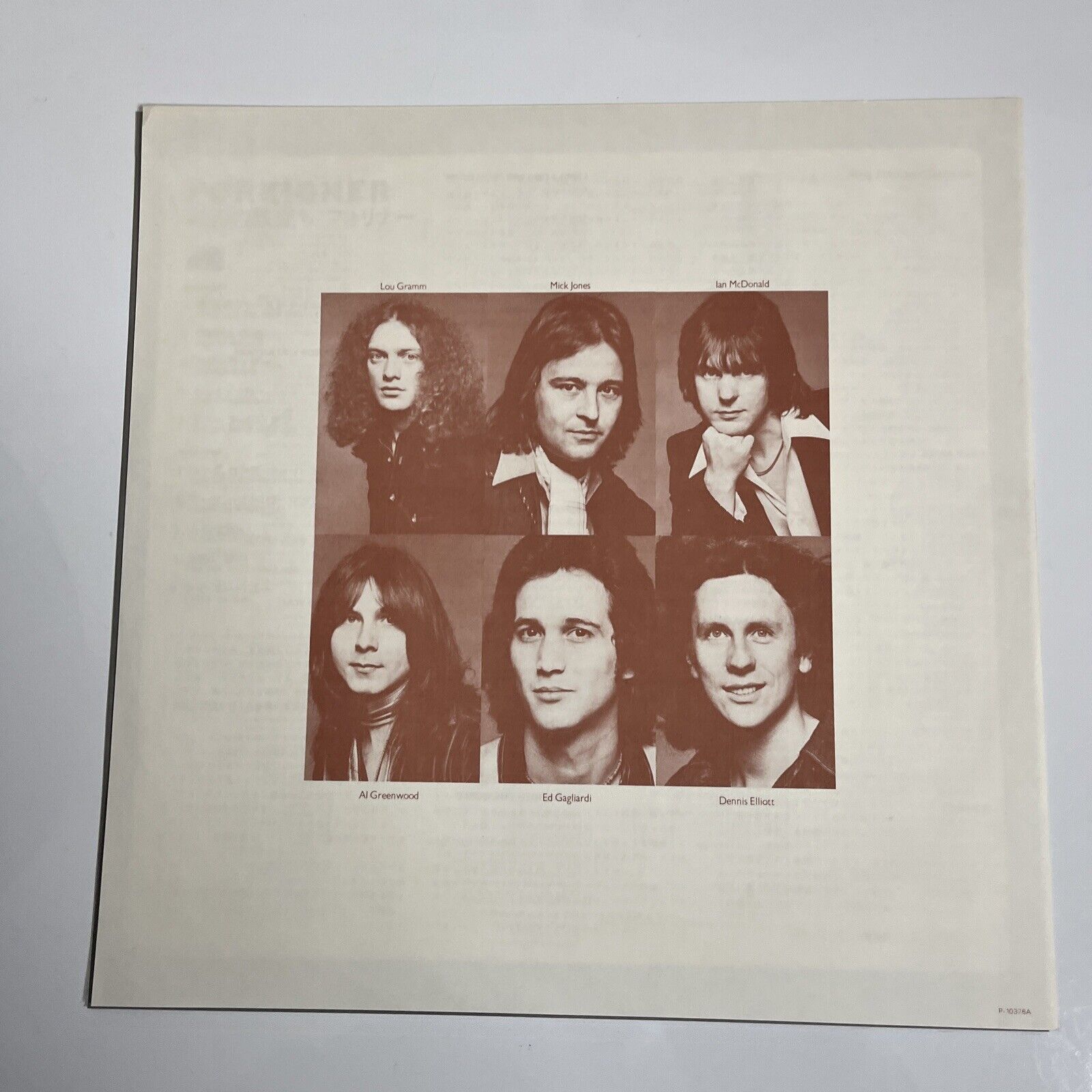 Foreigner Lp Foreigner – Foreigner LP 1977 Vinyl Record P-10376A – Retro Unit