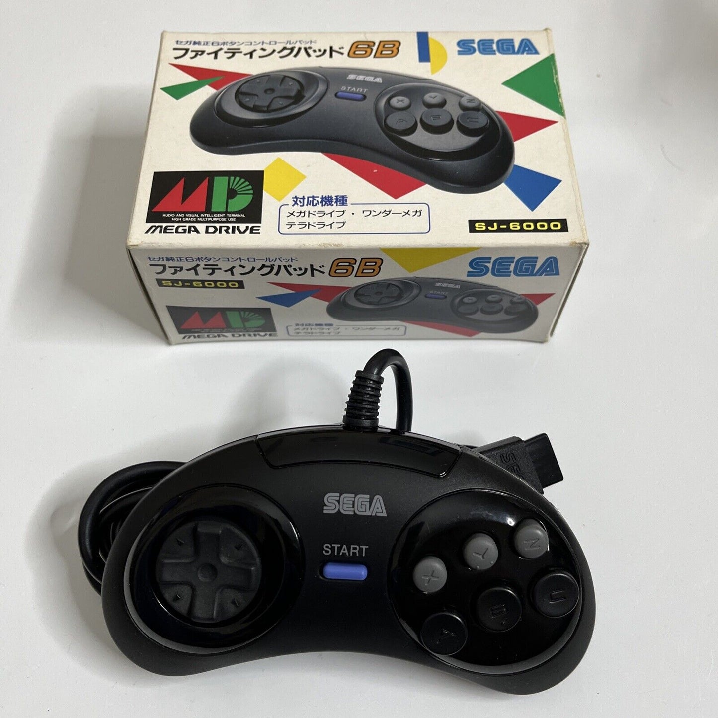 Official Genuine Sega Mega Drive 6 Button Controller NEW