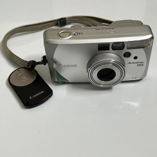 Canon Autobot 155 Film Camera 35mm Lens-Shutter Point and Shoot