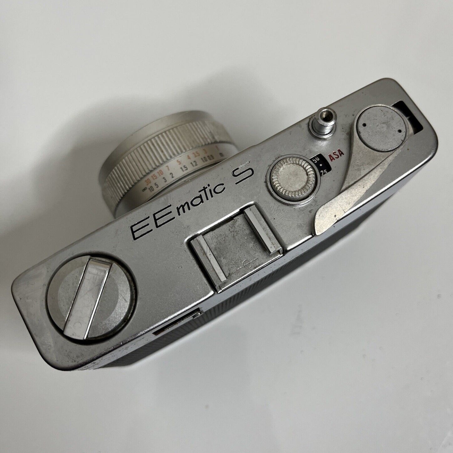 Konica EEmatic S Film Camera *Stiff Shutter - For Parts or Repair