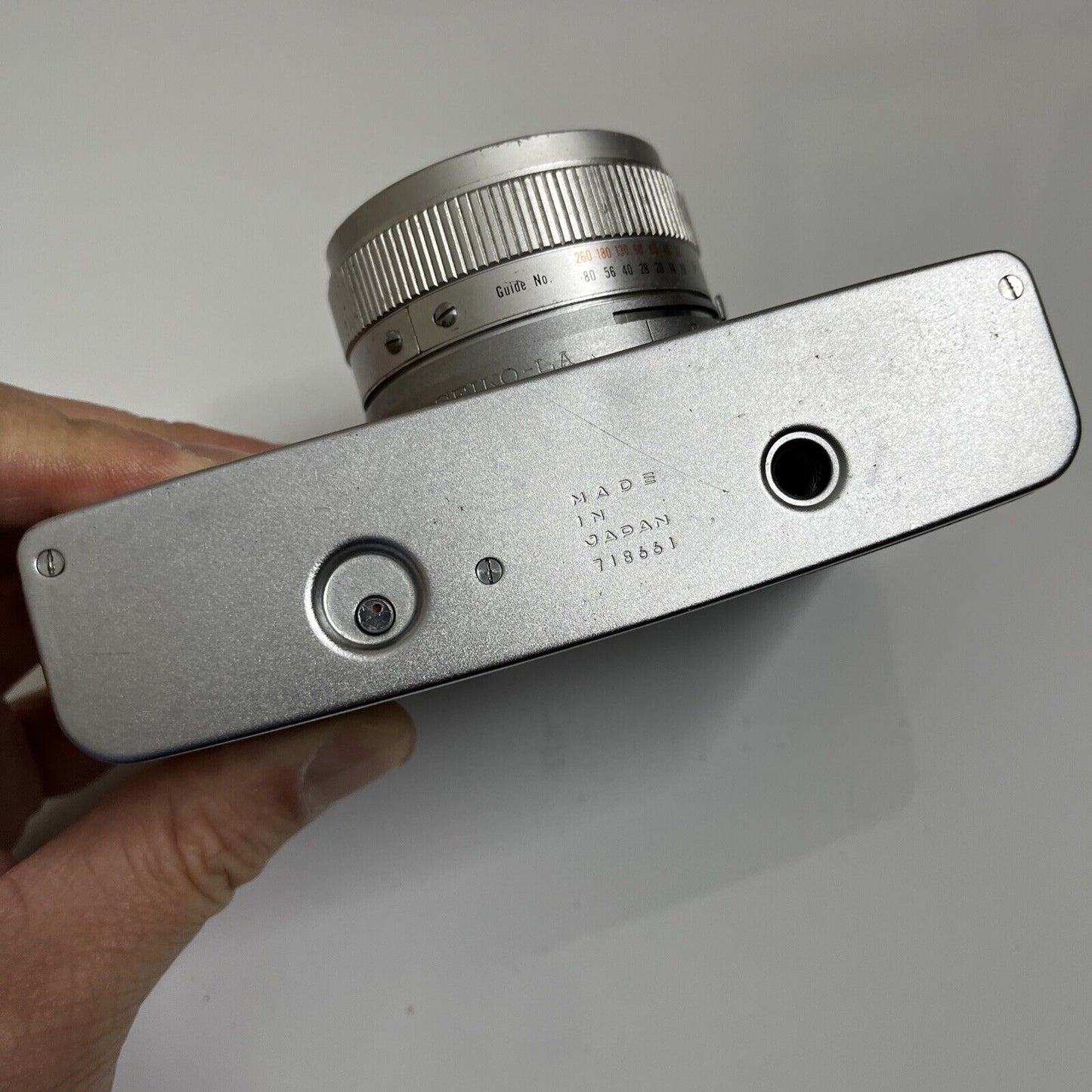 Konica EEmatic S Film Camera *Stiff Shutter - For Parts or Repair