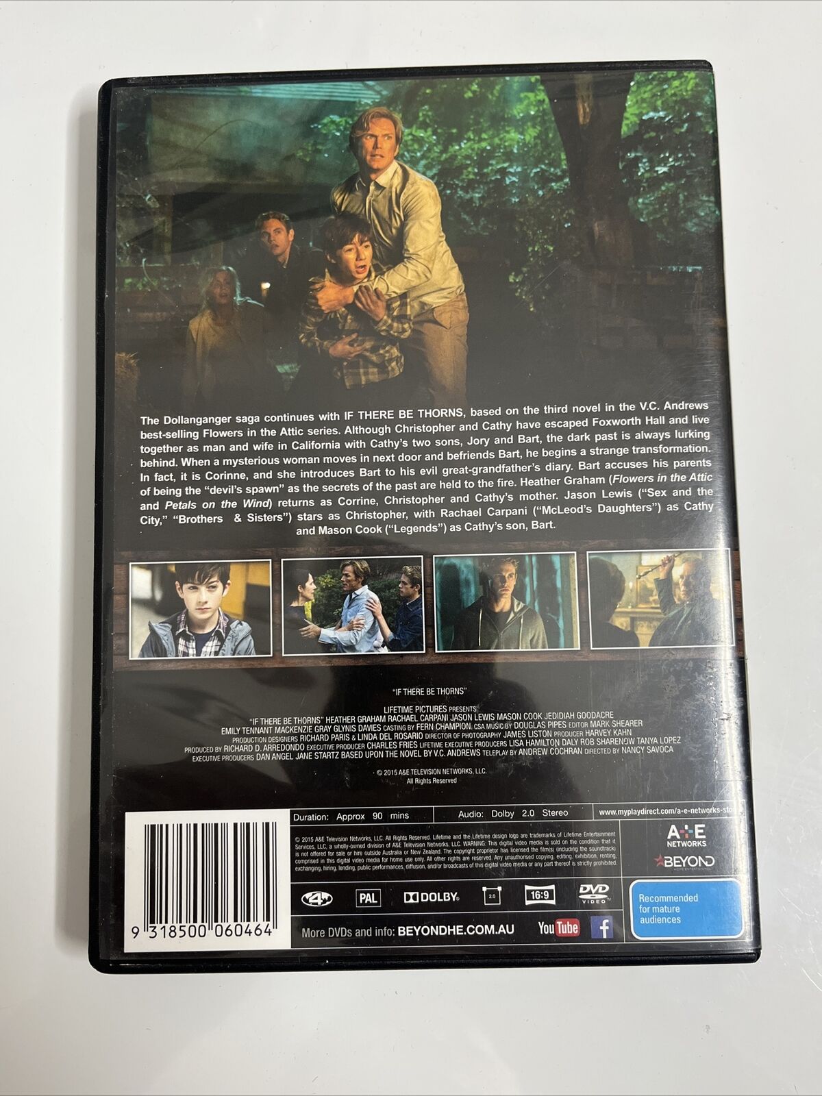 If There Be Thorns (DVD, 2015) Heather Graham, Rachael Carpani Region 4