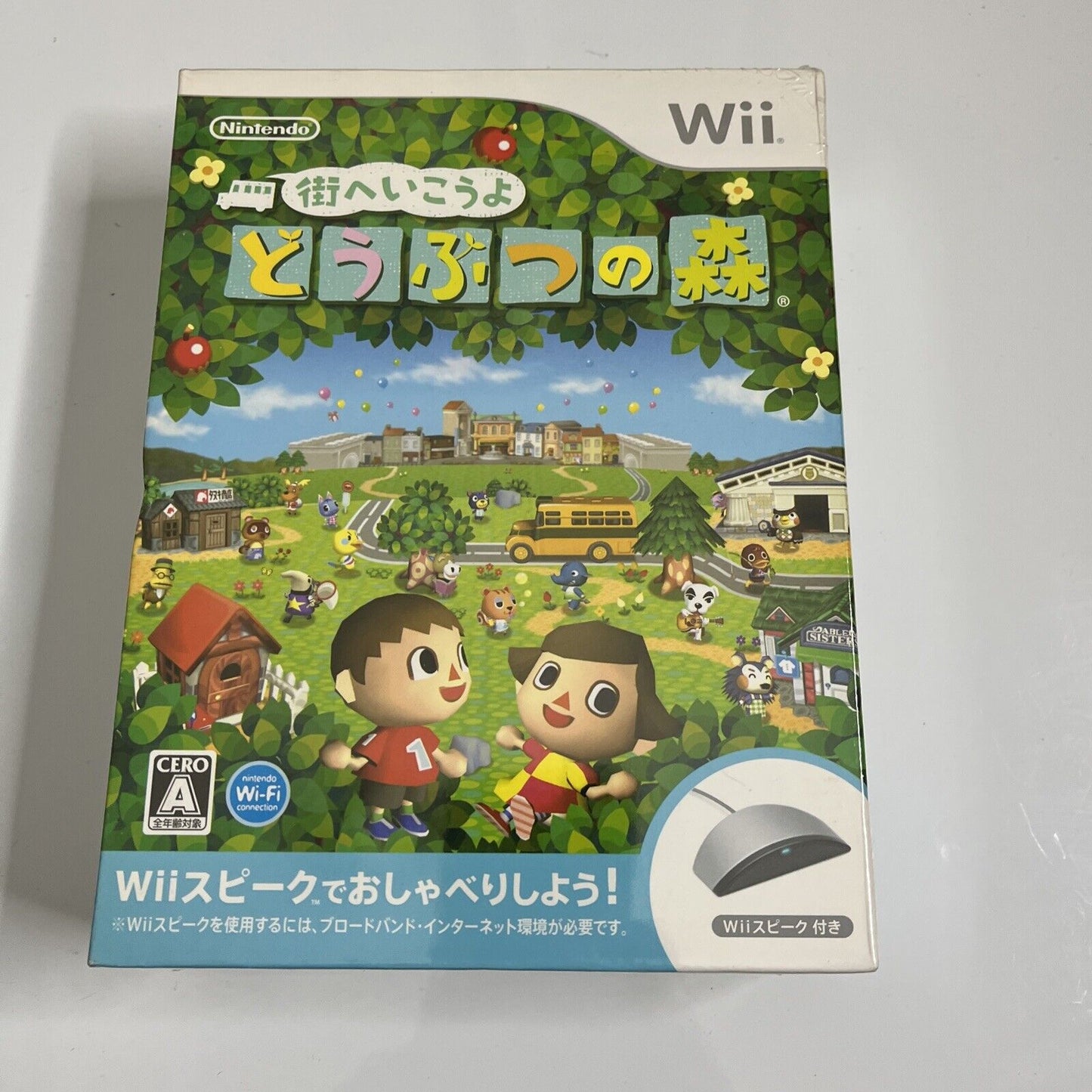 Animal Crossing: City Folk + Wii Speak - Nintendo Wii NTSC-J JAPAN Game Complete