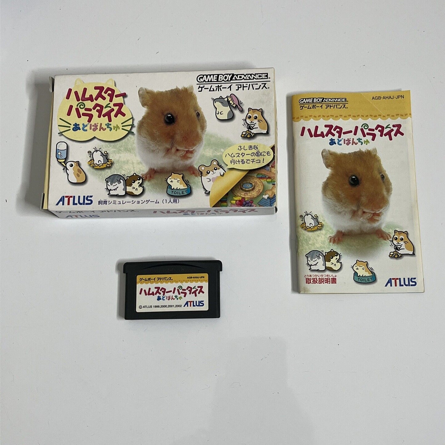 Hamster Paradise Advanchu - Nintendo Gameboy Advance GBA JAPAN Game Complete