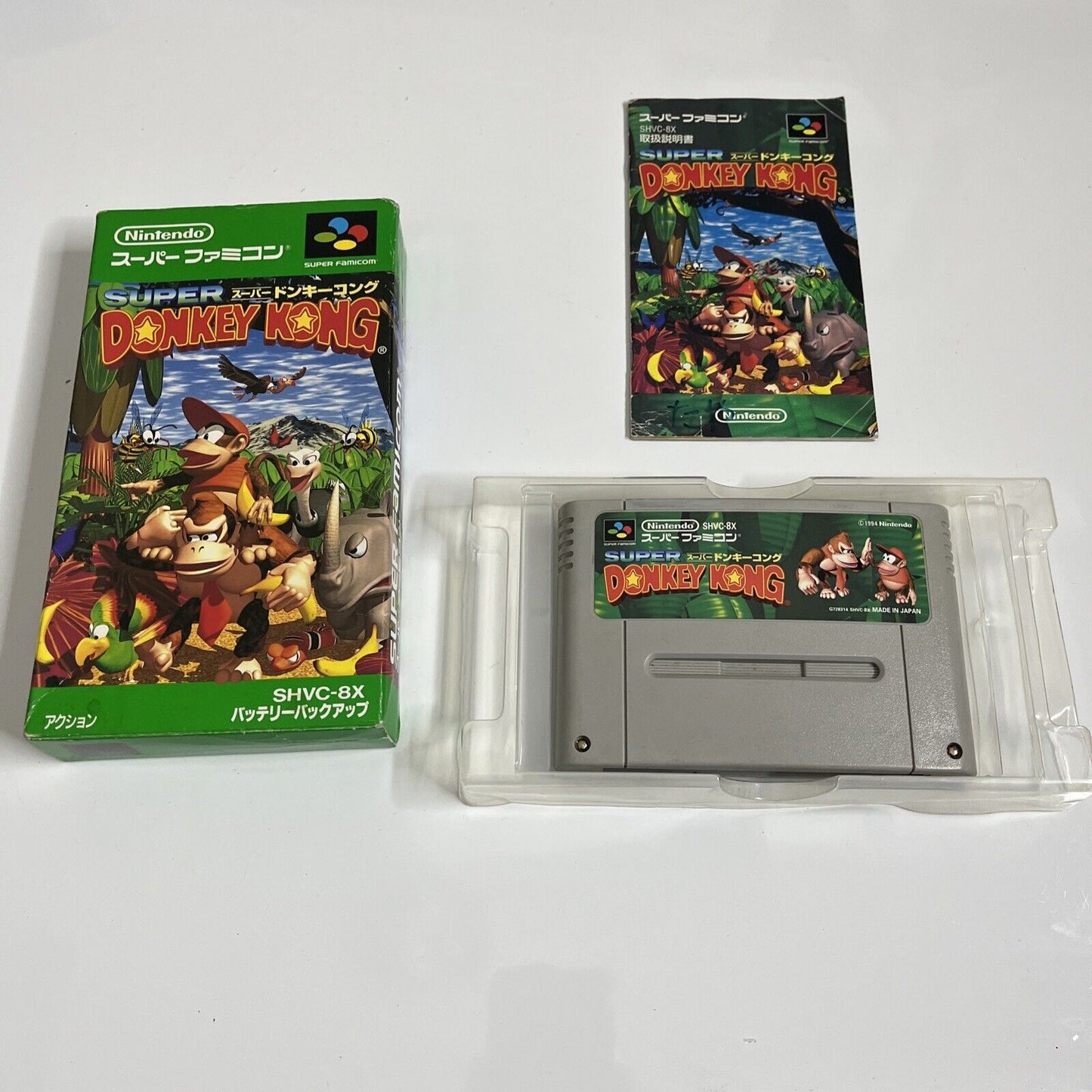 Super Donkey Kong - Nintendo SNES Super Famicom NTSC-J JAPAN Complete