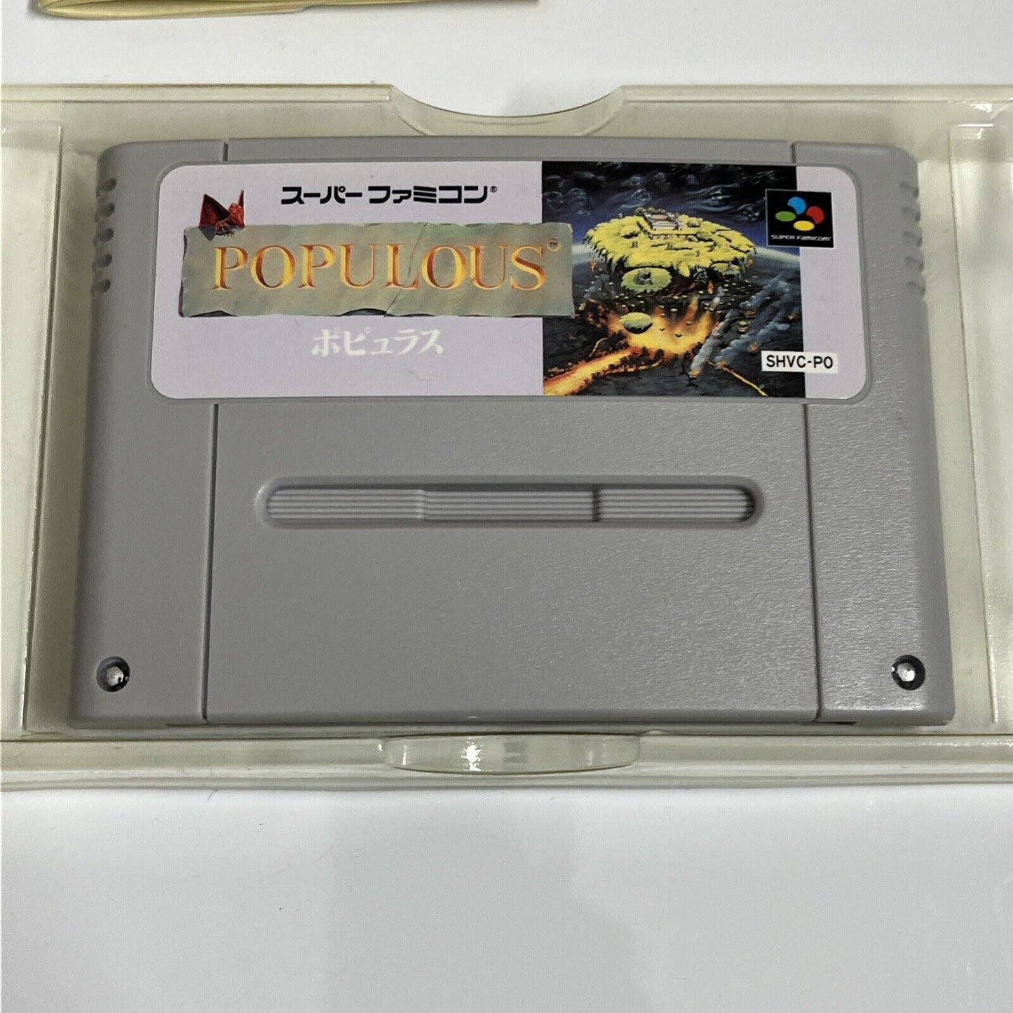 Populous - Nintendo Super Famicom SNES NTSC-J JAPAN World Building Game Complete