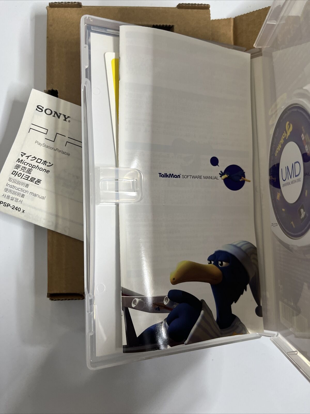 Talk Man with Microphone - Sony PlayStation Portable PSP JAPAN Game Complete