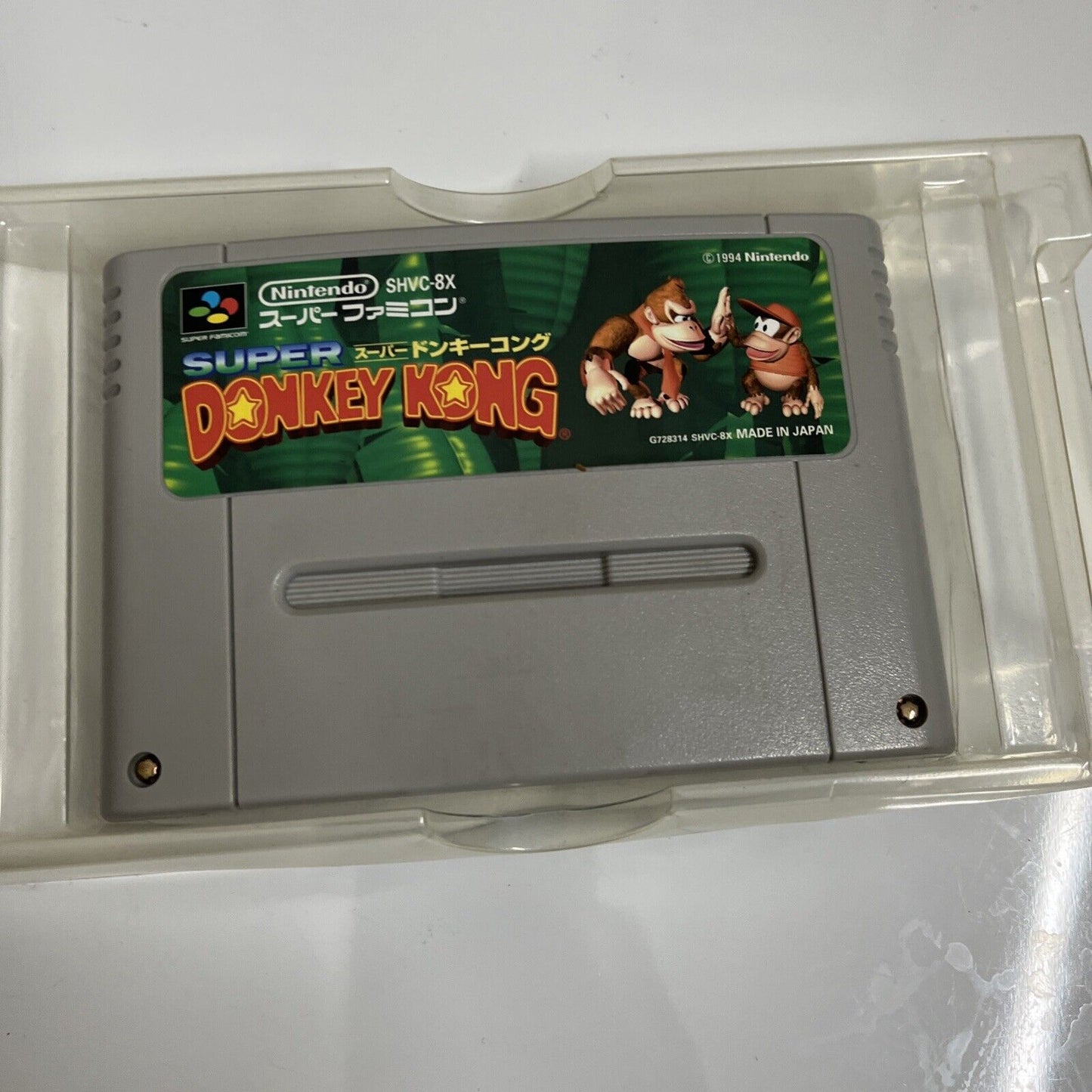 Super Donkey Kong - Nintendo SNES Super Famicom NTSC-J JAPAN Box and Game