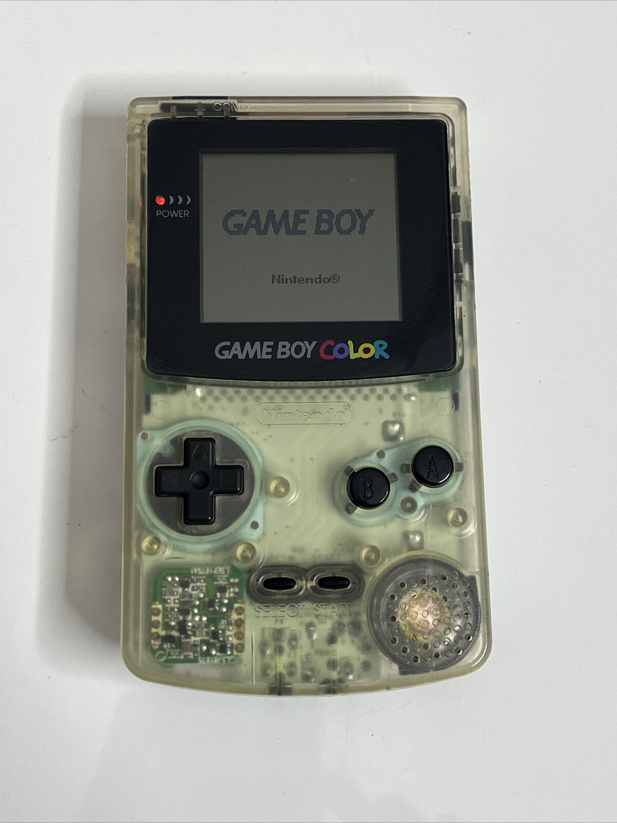 Nintendo Game Boy Color CGB-001 Clear Transparent Handheld Console Mad ...