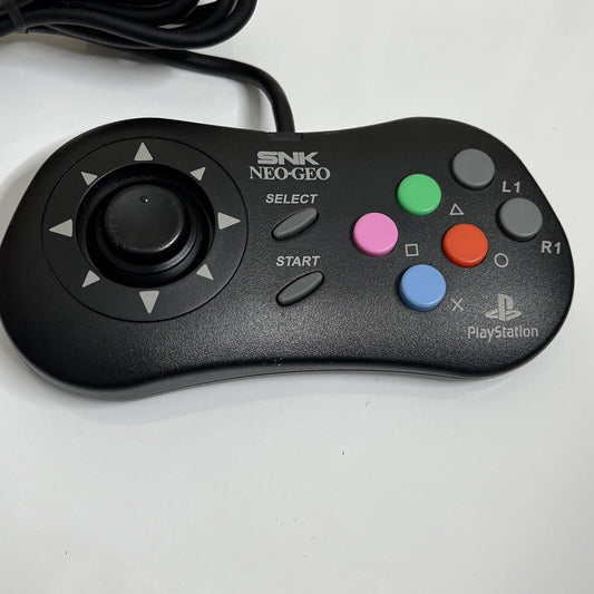 Official SNK NEO GEO PlayStation Controller for Sony PS1 PS2 NeoGeo Pad 2