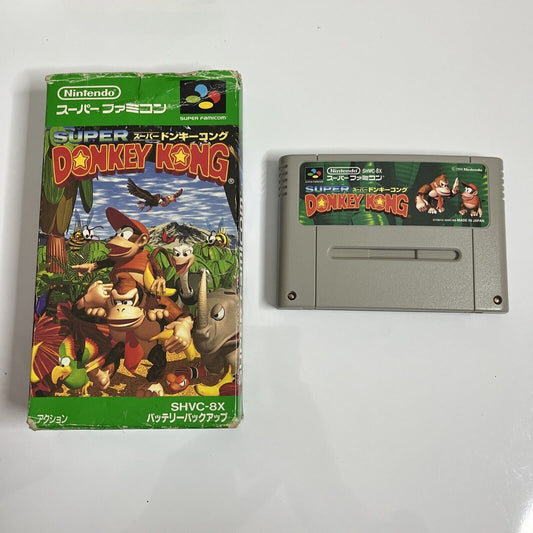 Super Donkey Kong - Nintendo SNES Super Famicom  NTSC-J JAPAN Game