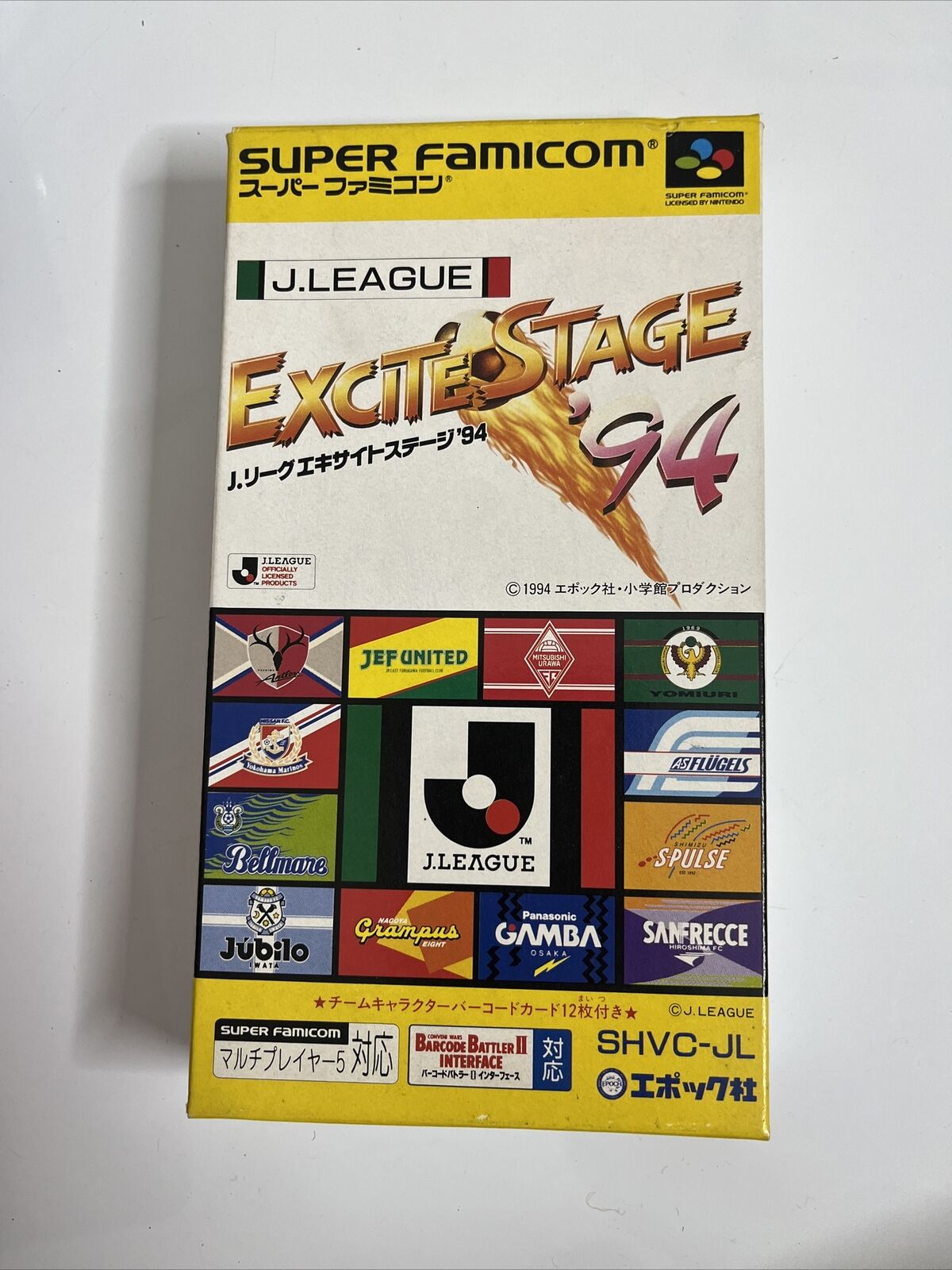J League Excite Stage 94 - Nintendo Super Famicom SNES NTSC-J JAPAN Complete