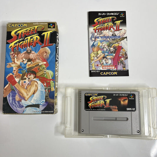 Street Fighter 2 - Nintendo Super Famicom SNES NTSC-J JAPAN 1992 Complete