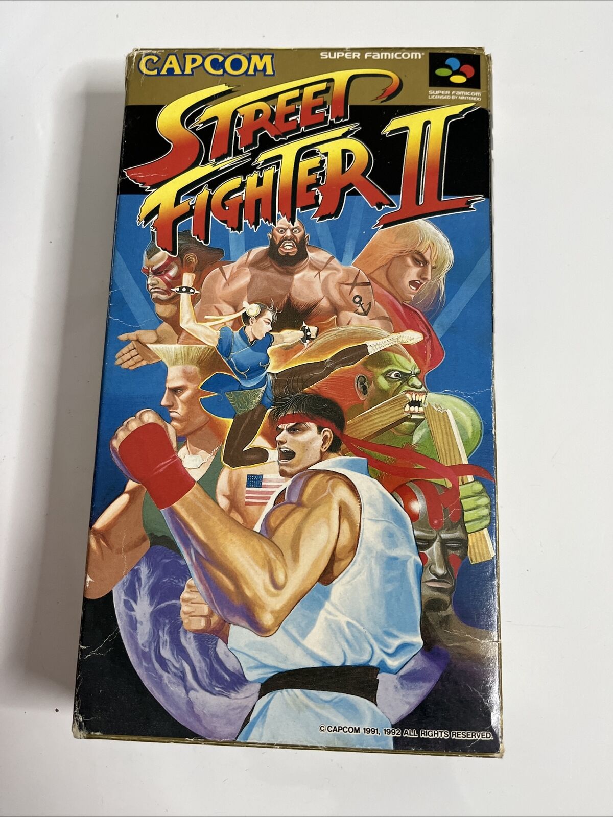 Street Fighter 2 - Nintendo Super Famicom SNES NTSC-J JAPAN 1992 Complete