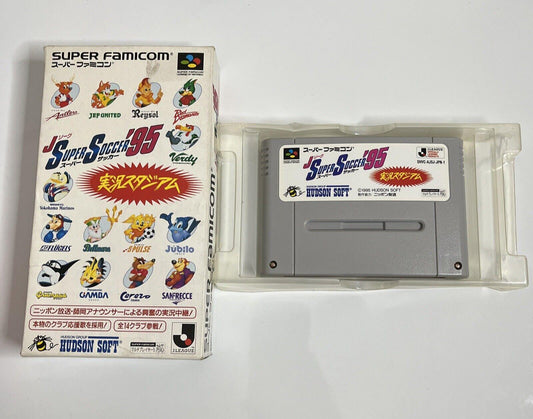 J.League Super Soccer 95 - Nintendo Super Famicom SNES NTSC-J JAPAN Game