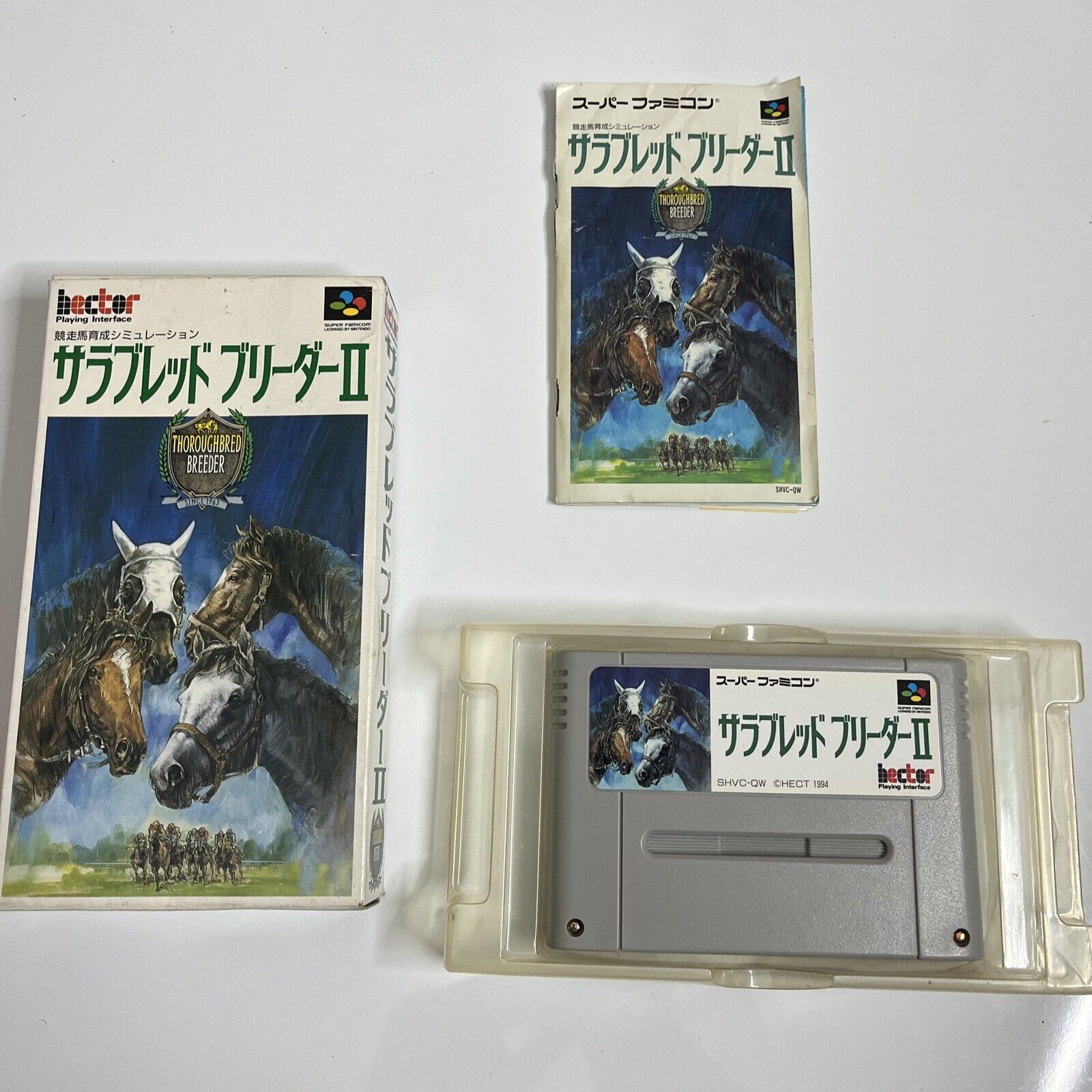 Thoroughbred Breeder 2 - Nintendo Super Famicom SNES NTSC-J JAPAN Game ...