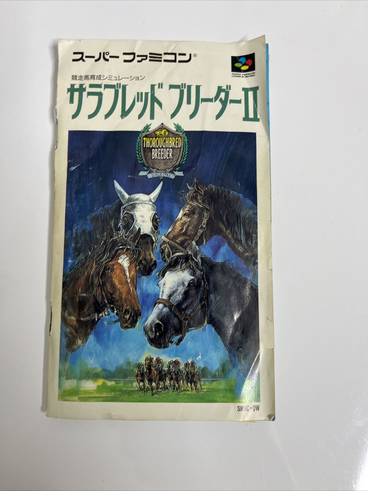 Thoroughbred Breeder 2 - Nintendo Super Famicom SNES NTSC-J JAPAN Game Complete