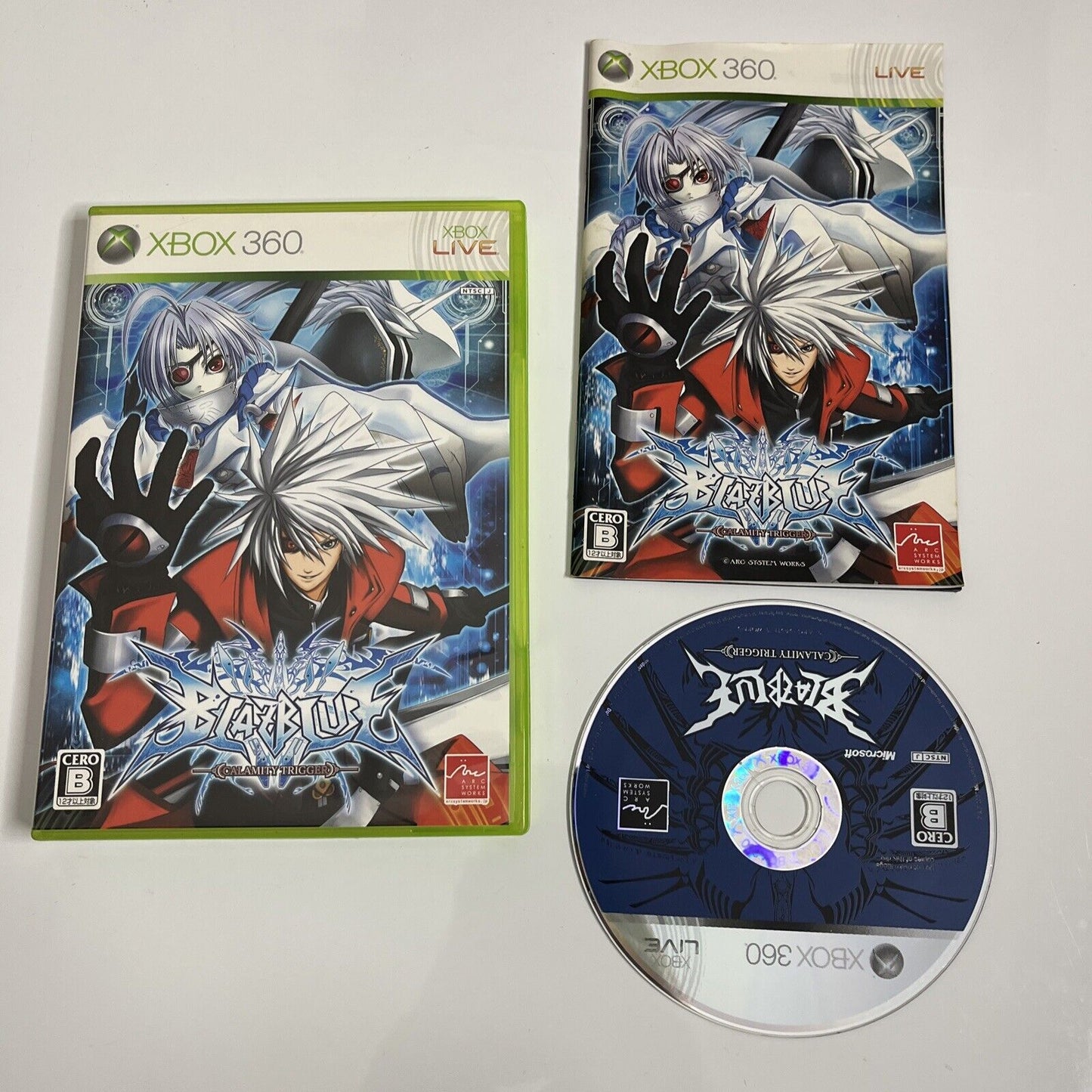 BlazBlue Calamity Trigger - Microsoft XBOX 360 NTSC-J JAPAN Fighting Complete