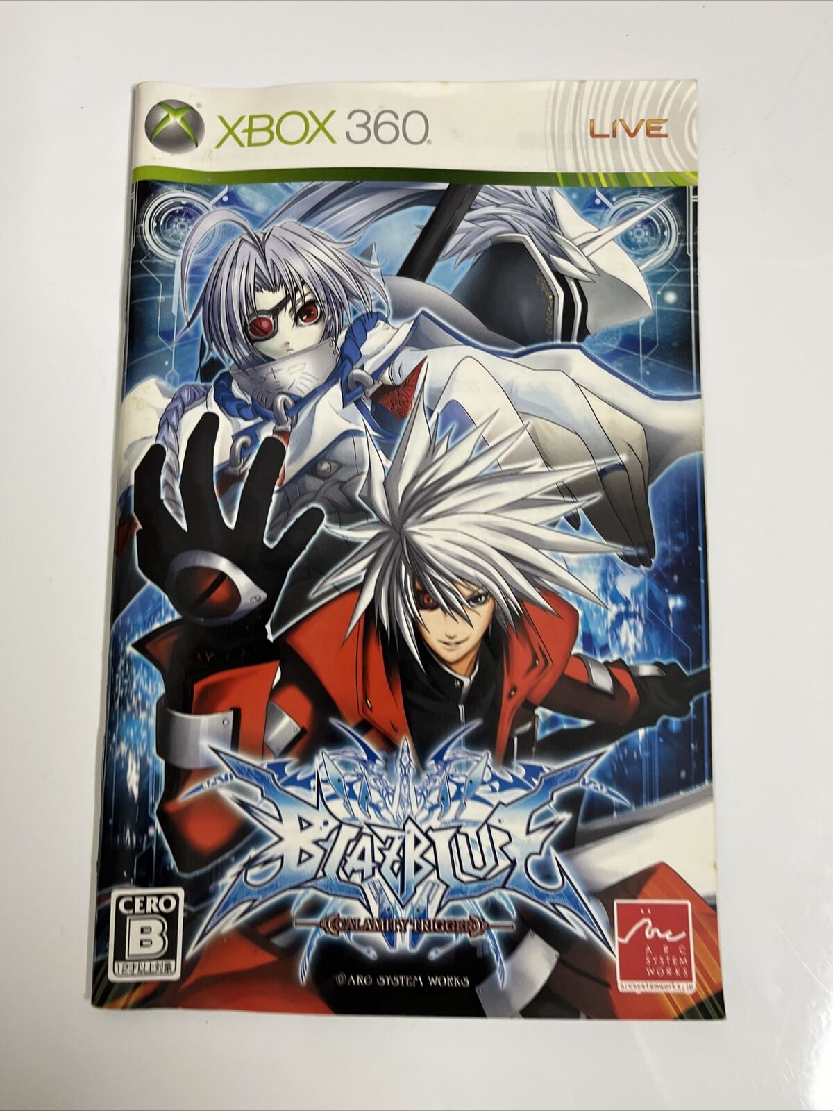 BlazBlue Calamity Trigger - Microsoft XBOX 360 NTSC-J JAPAN Fighting Complete