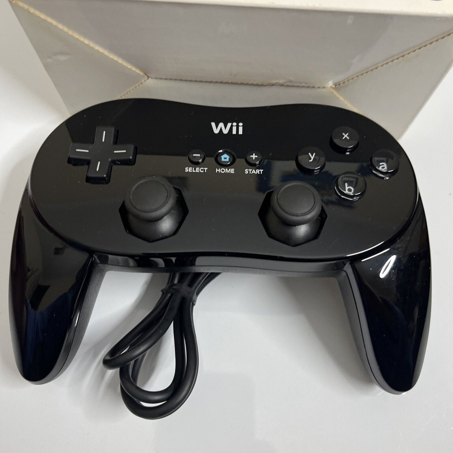 Official Nintendo Wii Classic Pro Controller Black Remote Professional