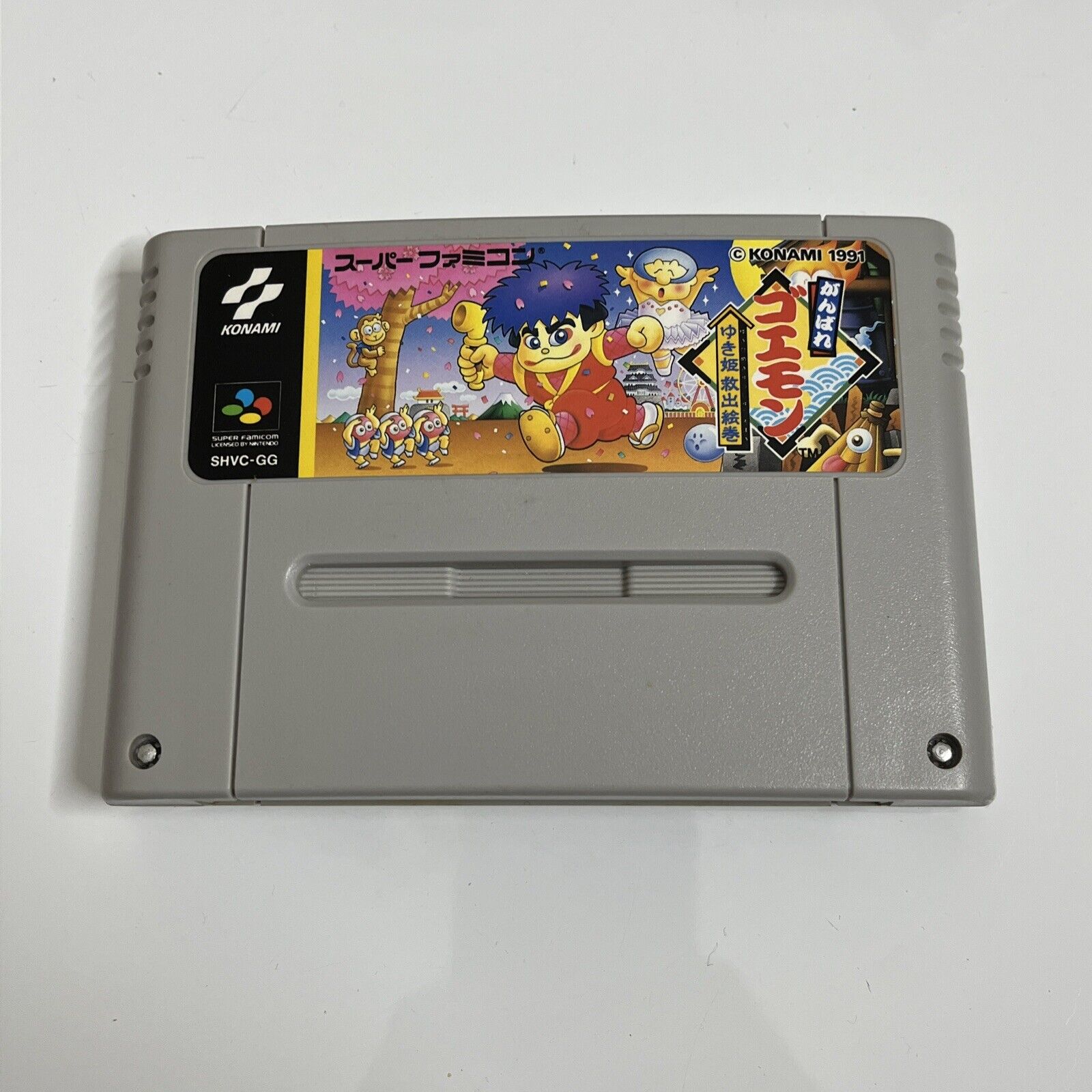 NINTENDO GANBARE GOEMON Yukihime Super Famicom SFC SNEC Konami testé au NINTENDO GANBARE GOEMON Yukihime Super Famicom SFC SNEC Konami testé au