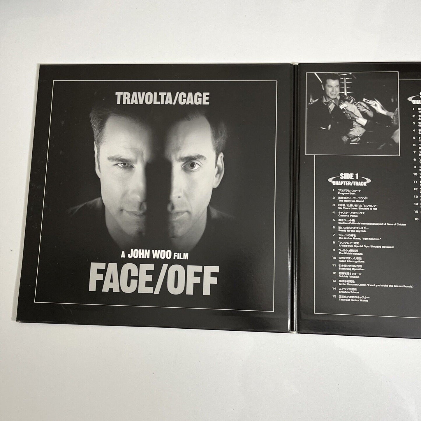 Face Off (LD, 1997) John Travolta Laserdisc NTSC Widescreen THX PILF-2624