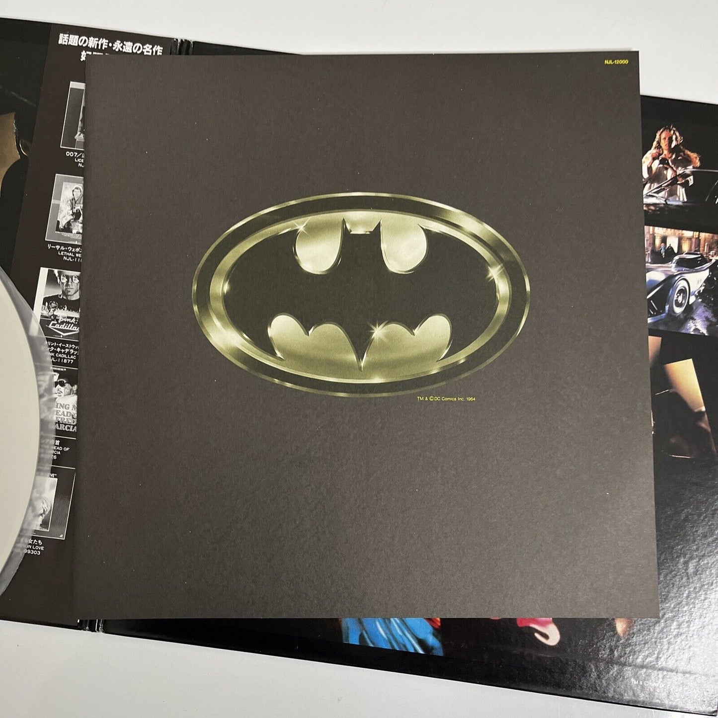 Batman (LD, 1989) Michael Keaton, Jack Nicholson Widescreen NTSC Laserdisc Obi