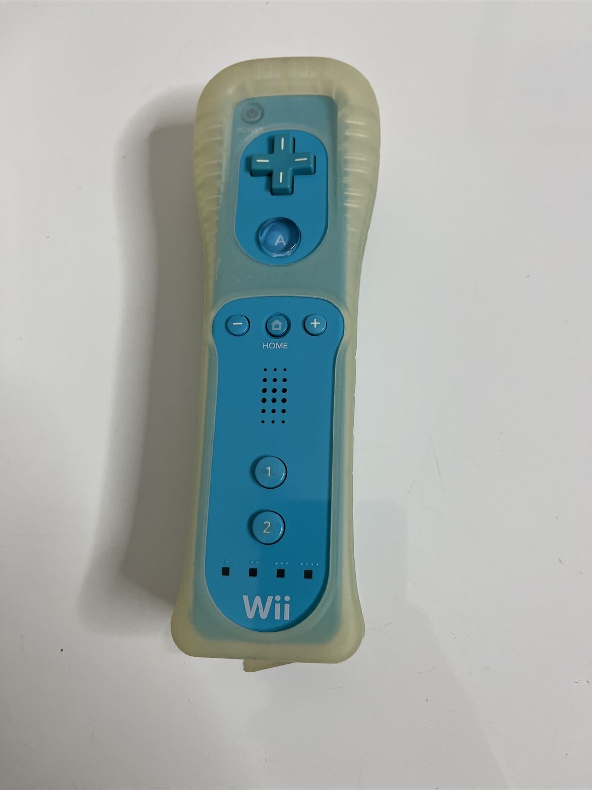 Official Nintendo Wii Remote Controller Blue with Box and Case RVL-003 Genuine