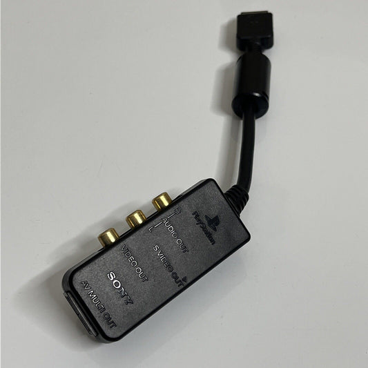 Official Sony PlayStation PS2 AV Multi Out  S-Video + RCA Composite  SCPH-10130