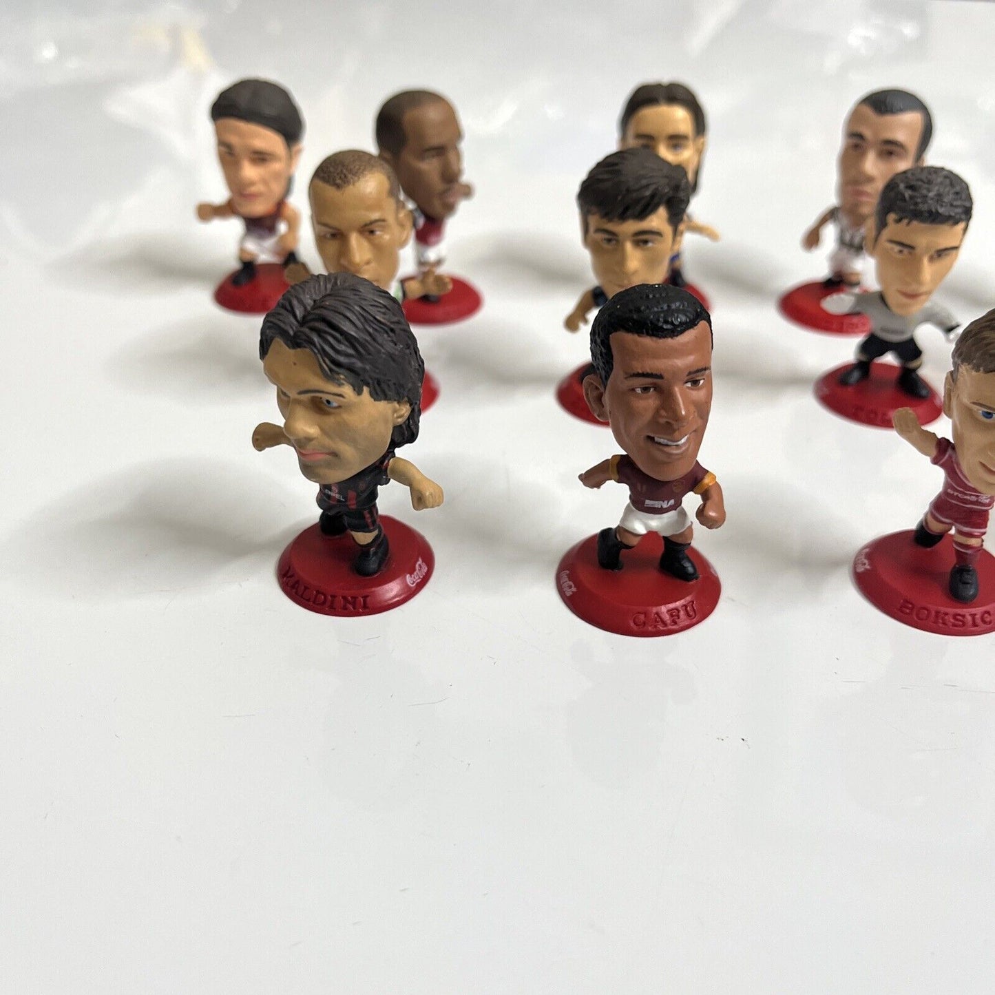 Coca Cola Corinthian Miniatures FIFA 2002 Football Complete 20x Ronaldo Henry..