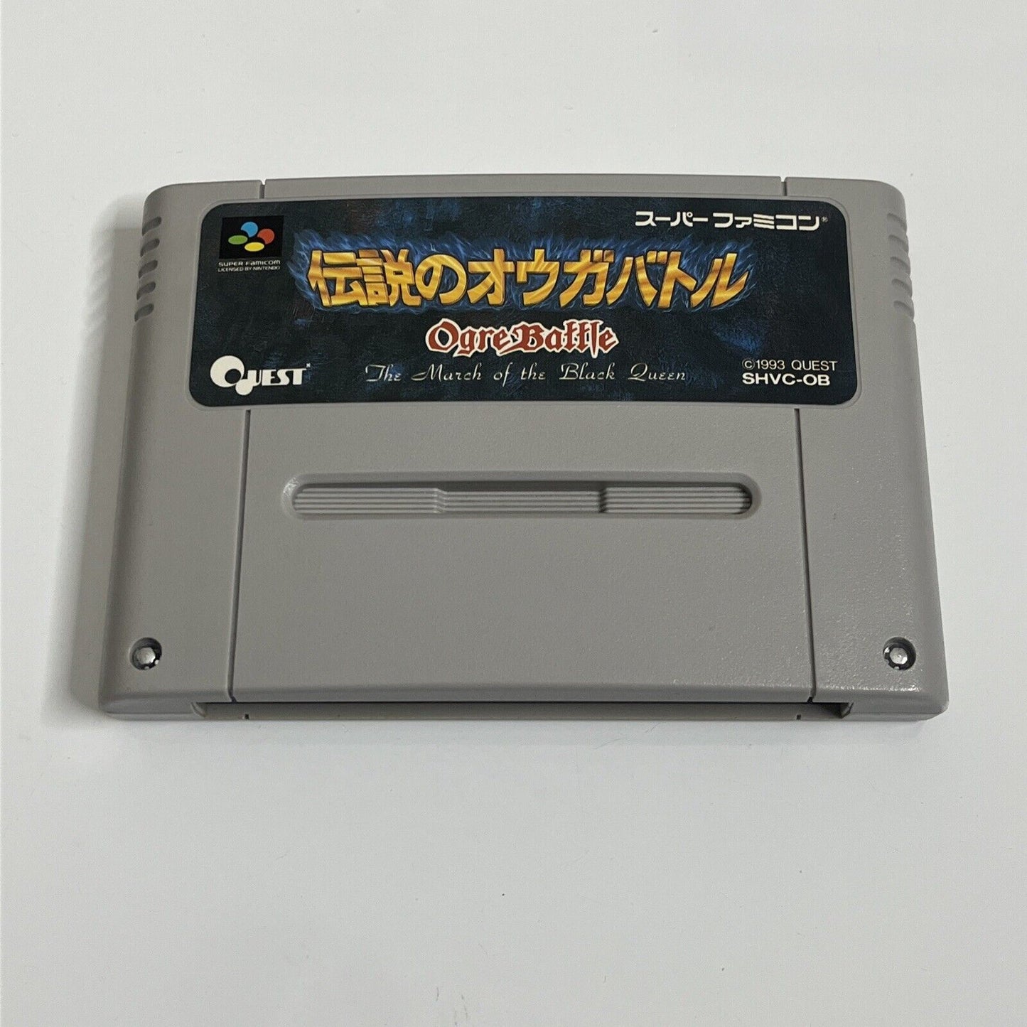 Ogre Battle Nintendo Super Famicom SNES NTSC-J JAPAN Strategy 1993 Game