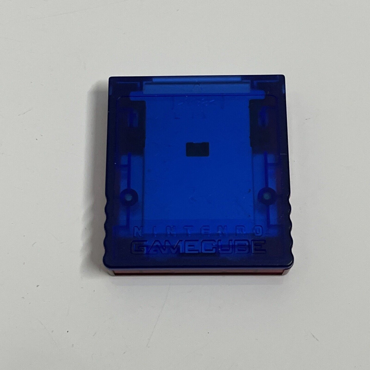 Genuine Nintendo GameCube NGC Pokemon Memory Card Blue Red 59 Blocks DOL-008