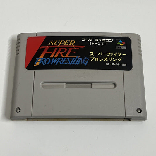 Super Fire Pro Wrestling  Nintendo Super Famicom SNES NTSC-J JAPAN Game