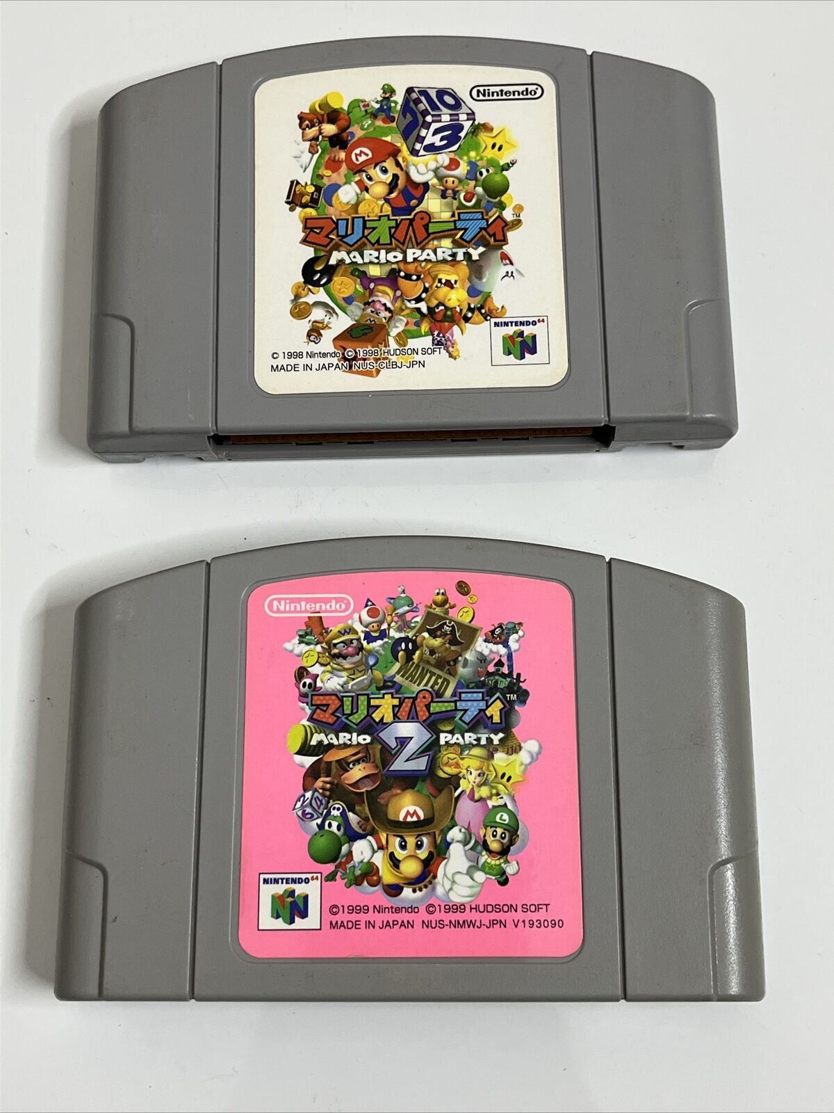 Mario Party 1 & 2   Nintendo 64 NTSC-J JAPAN N64 Game