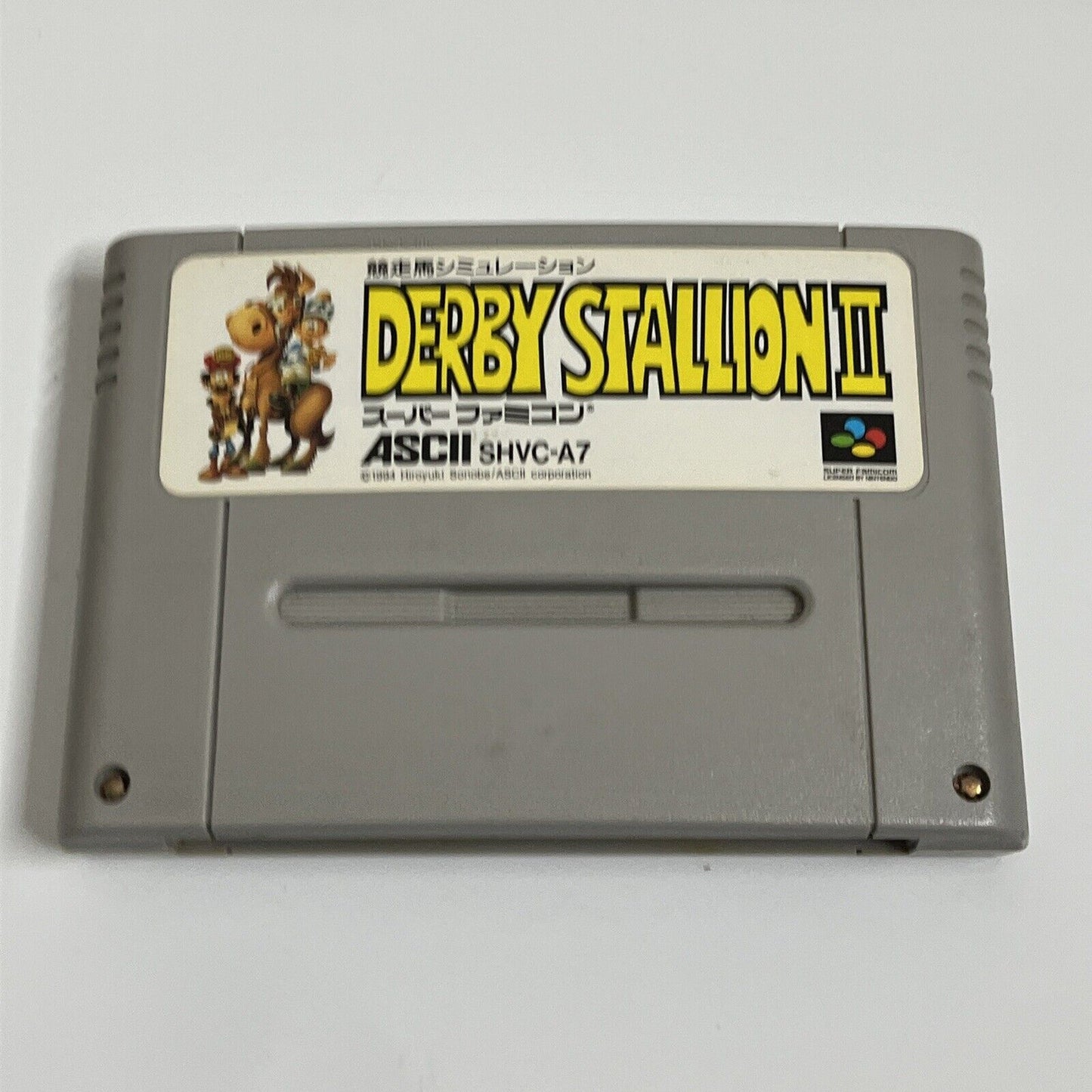 Derby Stallion II  Nintendo Super Famicom SNES NTSC-J JAPAN 1994 Game