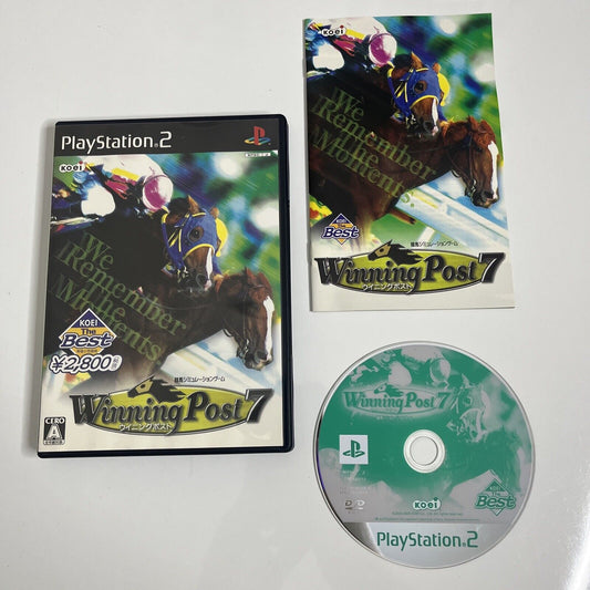 Winning Post 7  Sony PlayStation PS2 NTSC-J JAPAN Horse Racing Simulation Game