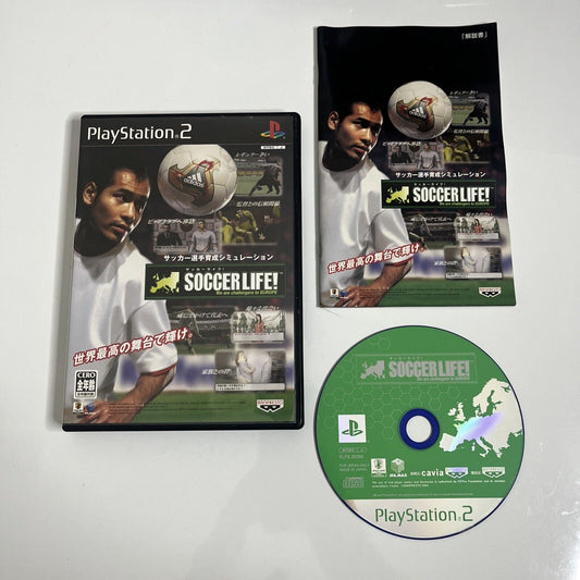Soccer Life  Sony PlayStation PS2 NTSC-J JAPAN Game Complete