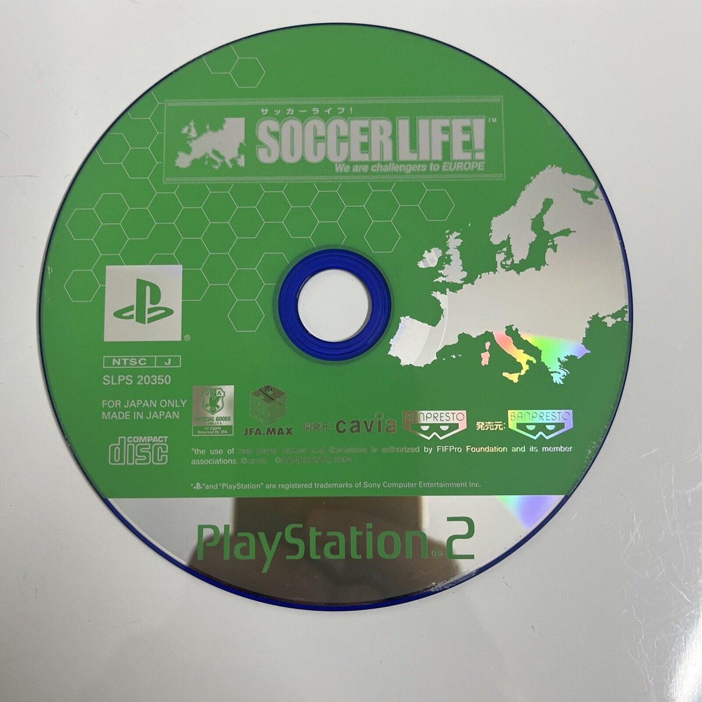 Soccer Life  Sony PlayStation PS2 NTSC-J JAPAN Game Complete